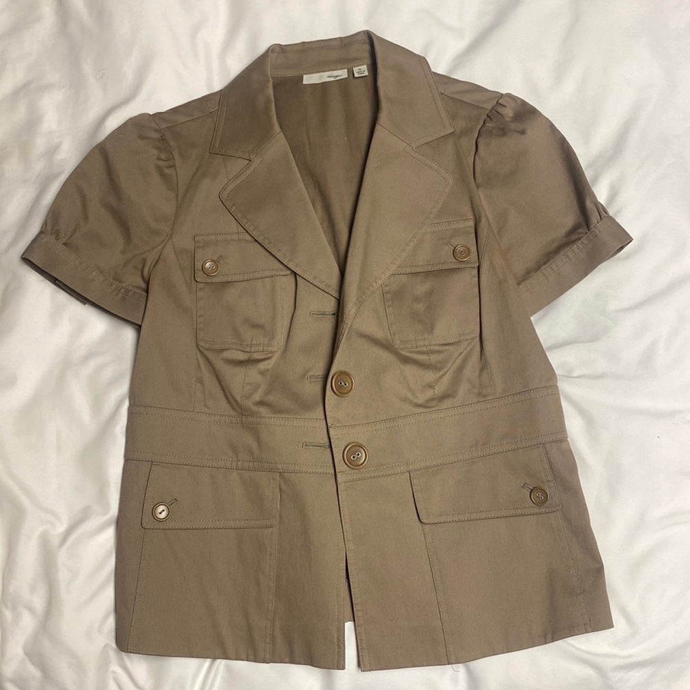 Halogen, medium short sleeved blazer